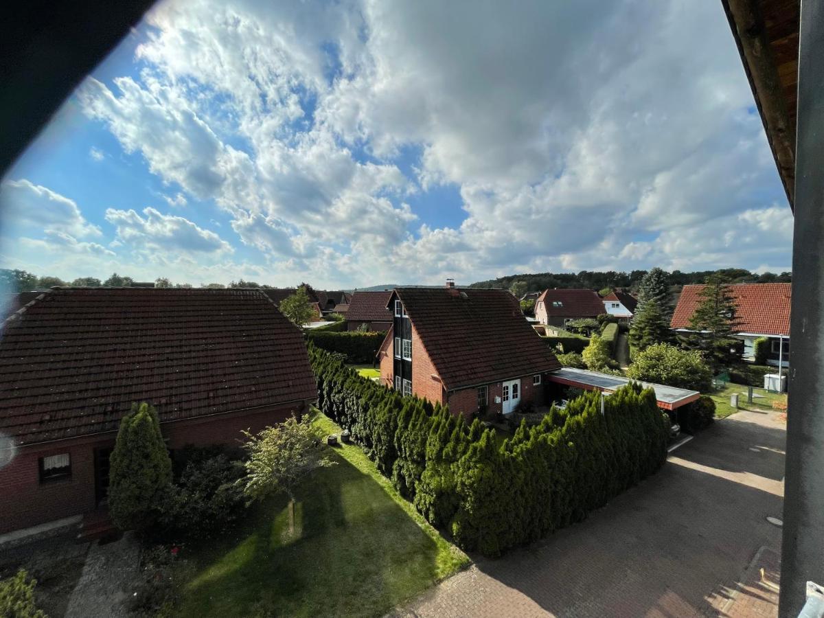 Ferienwohnung Ueber Den Daechern Von Pinnow Pinnow  Bagian luar foto